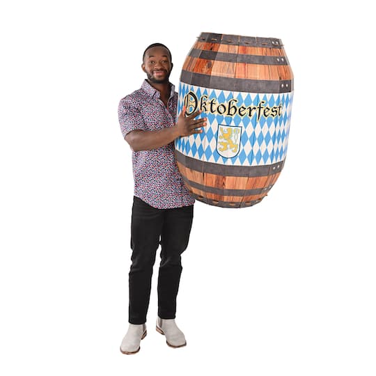 Beistle 33" x 22.75" 3D Oktoberfest Barrel Prop